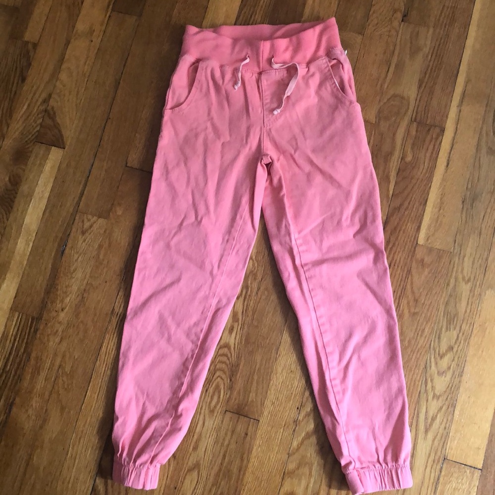 Cute pink jogger pants